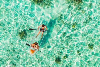 2-Hour Guided Transparent Kayak Sunset Tour from Premantura - The Stop at Kamenjak National Park: Island Break, Snorkel Time, and Underwater Shots