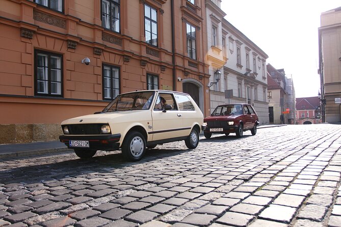 4-hour Private Zagreb & the Mountain Tour in a Yugo car - Upper Town stops: cathedral height, colorful rooftops, and the noon cannon