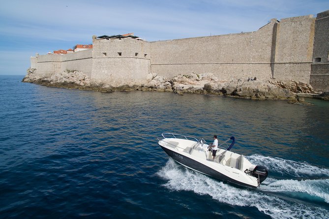 4h trip from Dubrovnik to the Elafiti islands with Quicksilver 675 boat - The Elafiti stops you’ll want to aim for: Lopud, caves, and swim beaches