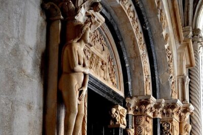 A Self Guided Walking Tour of Trogir Treasures - The North Gate to the Historic City: Roman plans and the Kairos relief