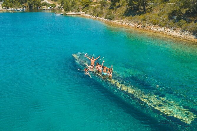 Adriatica Tour ( Blue Lagoon and Solta) from Trogir or Split - Stop 1: Blue Lagoon / Krknjasi Bay for snorkeling and real beach time