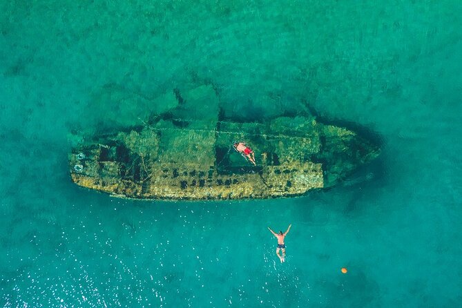 Adriatica Tour ( Blue Lagoon and Solta) from Trogir or Split - Stop 3: Nečujam Bay and the sink boat wreck snorkeling moment