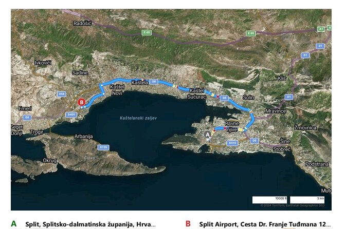 Airport Split: Private Transfer from Split - One-way private transfer to Split Airport: what you’re really paying for