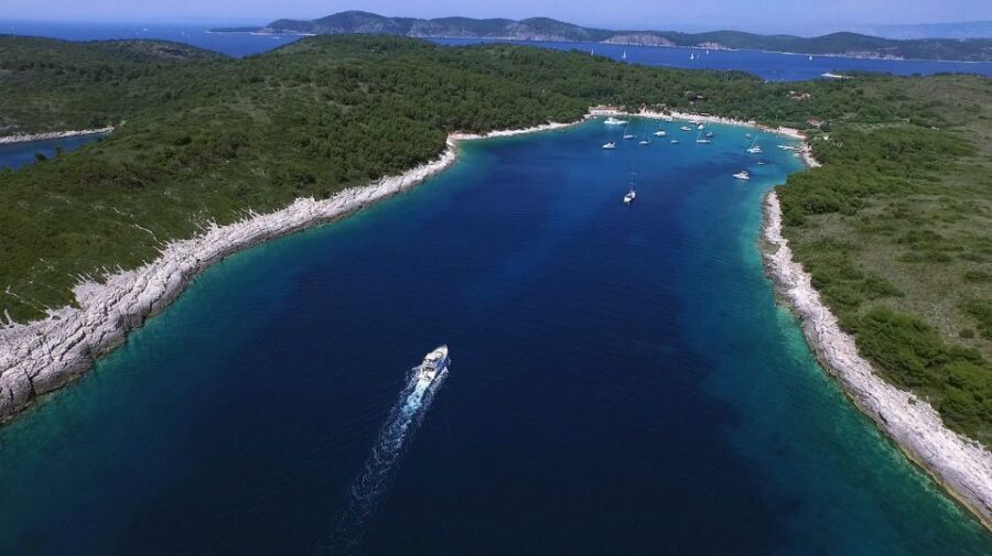 All-inclusive Blue Lagoon & 3 Islands Day Tour with Lunch - St. Nicholas Pier to your boat: coffee, doughnuts, and quick check-in
