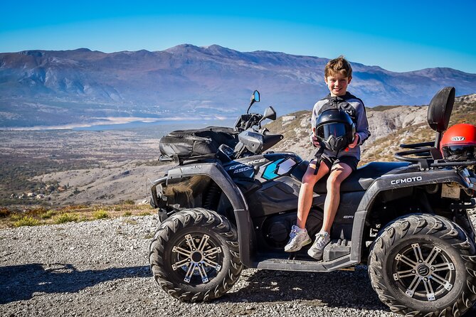 ATV Cetina family tour with picnic - From Split area roads to Cetina country tracks