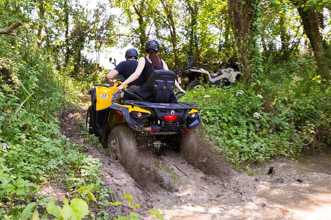 Atv-Quad Safari Kojan Koral with Transport from Dubrovnik - Training, helmets, goggles, and the solo vs shared quad choice