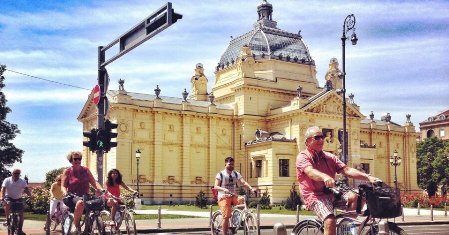 Best of Zagreb: 4-Hour Cycling Tour - Lower Town in the first 45 minutes: National Theatre and Parliament vibes