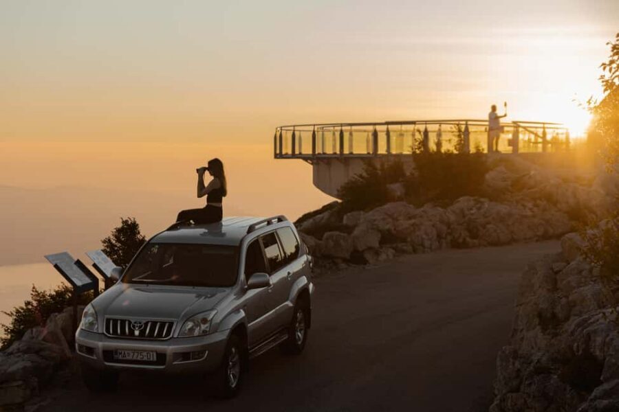 Biokovo 4x4 Adventure: Skywalk (1228 m) & Sinjal (1335 m) - Skywalk at 1,228 m: The Glass Horseshoe Moment