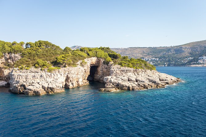 Blue Cave and caves Discovery Dubrovnik - Group Tour by Boat - The longer Koločep Bay stop and those cliffside three-cave views