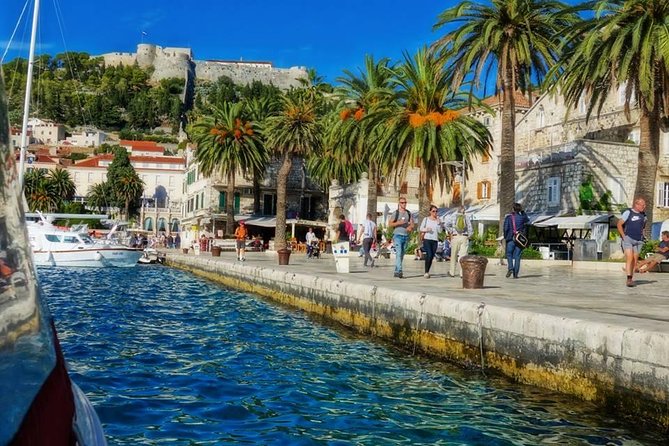 Blue Cave and Hvar island - five island tour from Split - Stop 2: Stiniva Cove for a quick, scenic beach break
