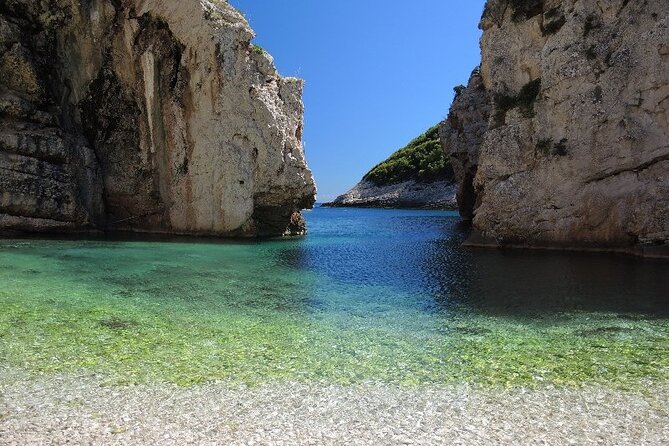 Blue Cave our Way - private 6 island tour - Budikovac Island and Blue Oasis chilling time (12:30–13:15)
