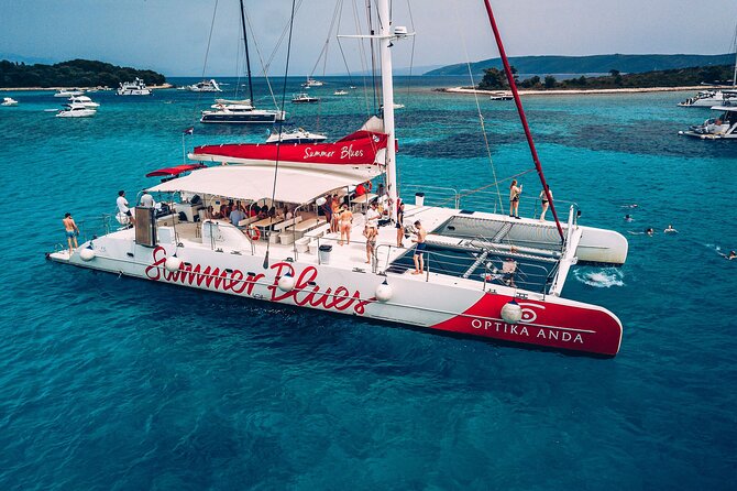 Blue Lagoon, Trogir & Čiovo catamaran tour with Food and Drinks - Trogir UNESCO: guided walk plus real free time