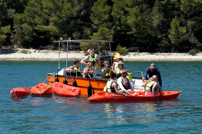 BOAT & KAYAK! Sea Adventure - Snorkeling & Cliff Jumps - Muzil peninsula: rocky passageways and sea-only access