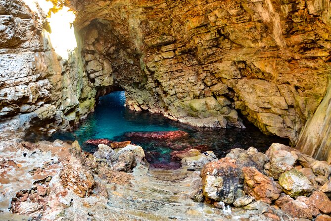 Boat Tour to Mljet National Park & 3 Islands - Lopud: Palms, a Church View, and a Calm First Island Stop