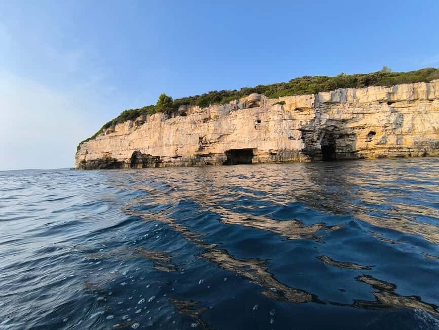 Boat Trip – Coastal Tour from Fažana to Pula and snorkelling - Pula from the water: seeing the Arena without doing the full land visit
