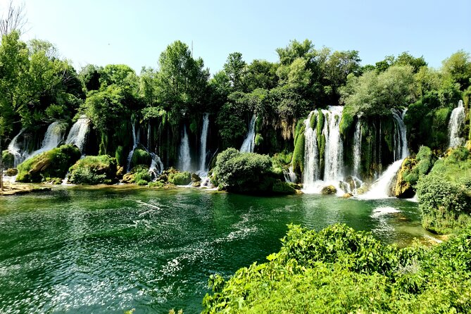 Bosnia,Mostar and Kravica waterfalls private tour - Stop 1: Kravice Falls for Walking, Photos, and Summer Swimming