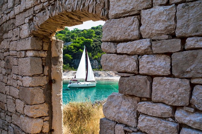 Brac Island One-Day Trip with the Sailboat Nana - Private Tour - Pučišća on Brac: White Limestone Town Break Between Water Time