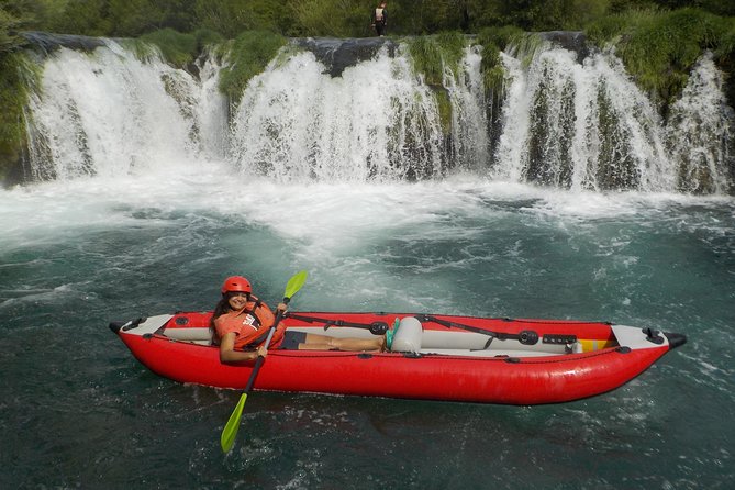 Canoe safari / rafting on river Zrmanja - The Waterfall Moment: Fun, Not Fear