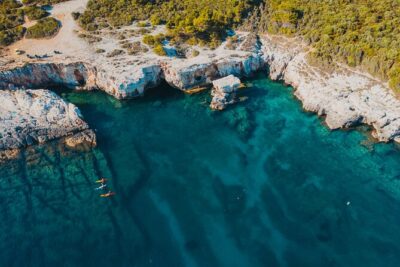 Cave Adventure near Pula by Kayak - The Kamenjak start: light paddling, big coastal walls