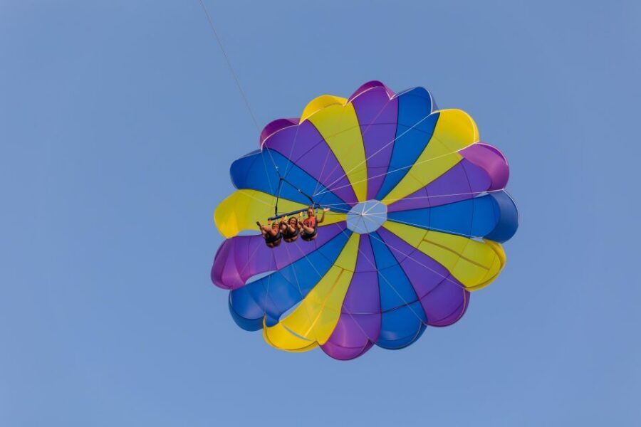 Cavtat: Parasailing - Your 10-minute parasail flight over Cavtat: what it actually feels like