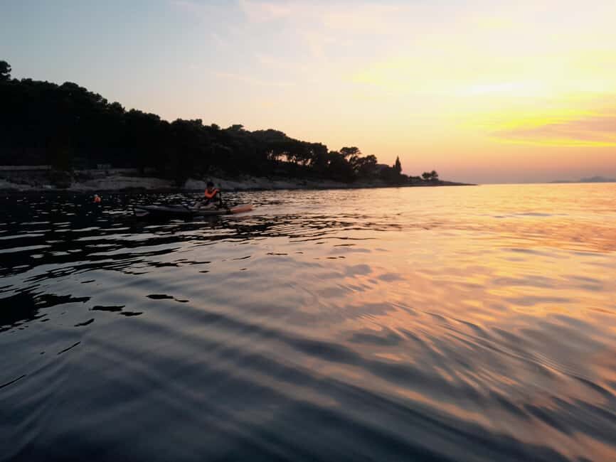 Cavtat: 'Pomalo' Sunset Guided Sea Kayaking Tour - Paddle Time in Cavtat: Seeing the Adriatic From Close Range