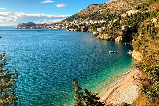 Cavtat to Lokrum Island, Betina Cave & St Jacobs beach boat tour - St. Jakov Beach for 40 minutes: cliffy views and an easy reset