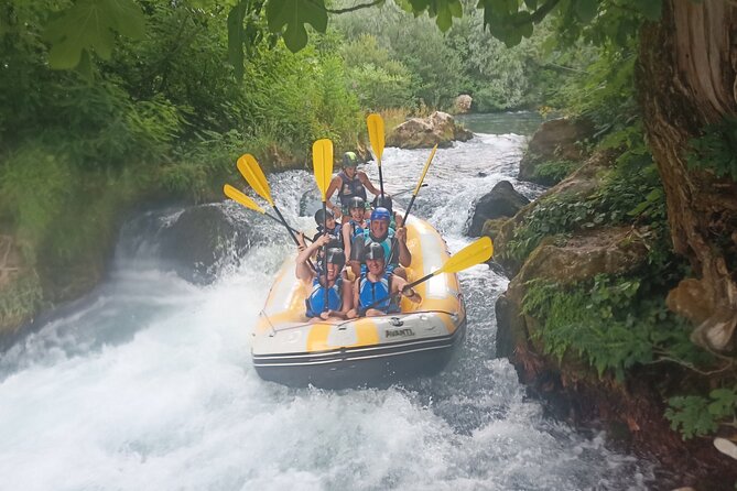 Cetina River Rafting Adventure with Hidden Caves and Waterfall - Rock Jumping and the Waterfall Shower: Voluntary Thrills, Guided