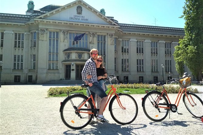 Classic Zagreb Bike Tour - St. Mark’s Church, the Funicular, and Upper Town views