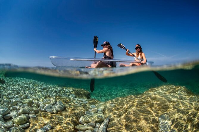 Clear Kayak Tour to Canyon, Island Cliffs & small Cave - Why clear kayaks in Pula feel like sci‑fi (but in a good way)