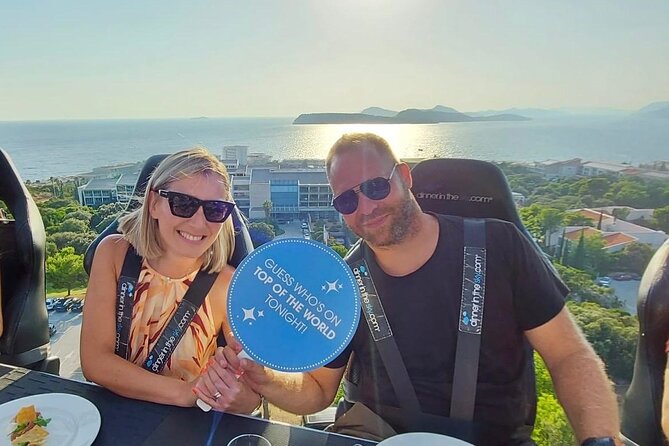 Dinner in the Sky Dubrovnik - Dine 50m above ground - Safety and the seatbelt reality check (it’s scarier on the ground)