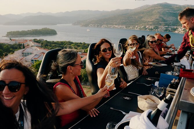 Dinner in the Sky Dubrovnik - Dine 50m above ground - Drinks, vibes, and the “food is better than expected” factor