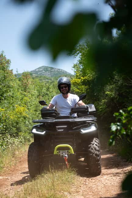 Dubrovnik: 2 Hour Countryside ATV/Quad Safari with pickup - Osojnik viewpoint + the Via Franciscana route through Orašac