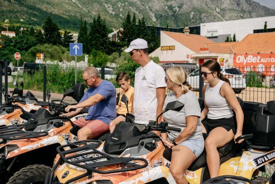 Dubrovnik: 3-hour ATV Safari Tour with Hotel Transfers - Can-Am ATV Setup: Trunk Box, Helmet, and the Ride Layout