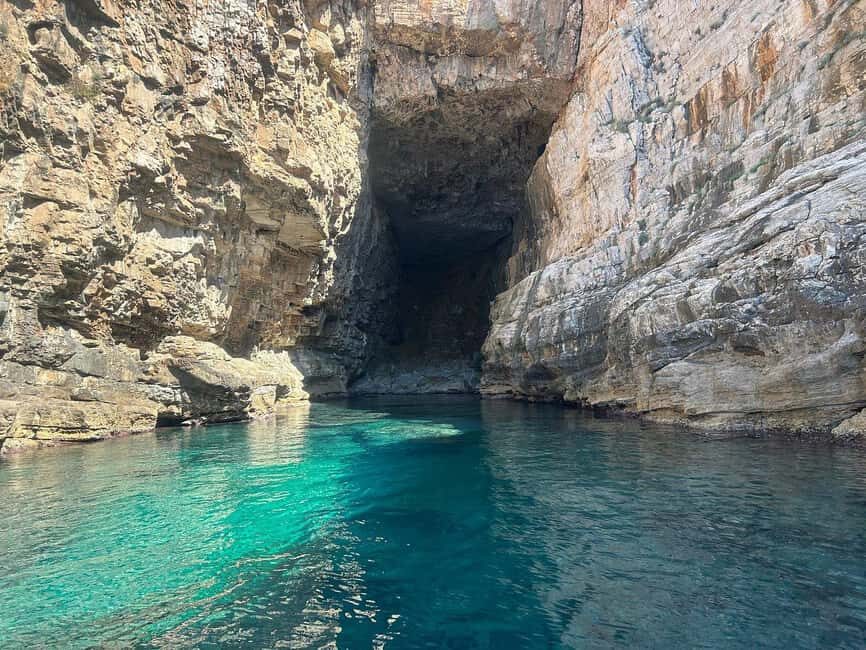 Dubrovnik: Blue Cave and Green Caves Boat Tour from Old City - Three Green Caves on Koločep: snorkeling time with a calmer rhythm
