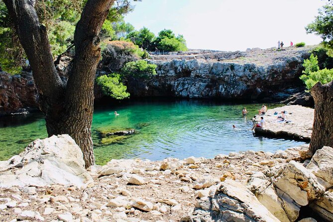 Dubrovnik Boat Tour: Lokrum Island, Betina Cave & St.Jacobs Beach - Getting the sea views: Dubrovnik Walls and Lovrijenac from the harbor