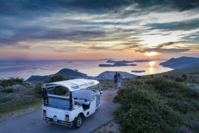 Dubrovnik E-Tuk Tuk Sunset Tour to Mount Srd - The ride setup: pickup, small group, and what 2 hours really means