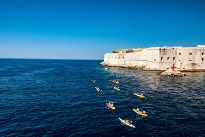 Dubrovnik Kayak Rental on Banje Beach - How your 2-hour self-guided route really plays out