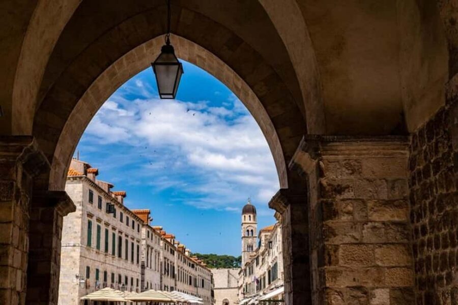Dubrovnik : Must-See Private Walking Tour With A Guide - Old Town highlights: clock tower, cathedral, monastery, and Sponza