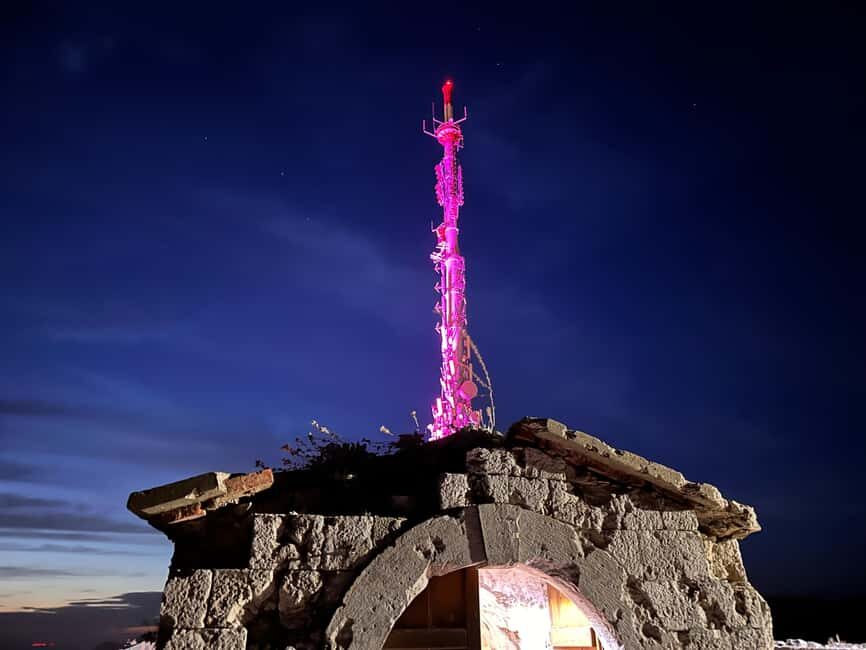 Dubrovnik Night Drive: Lights of the Adriatic - The fortress rooftop on Mount Srdj: that 360-degree moment