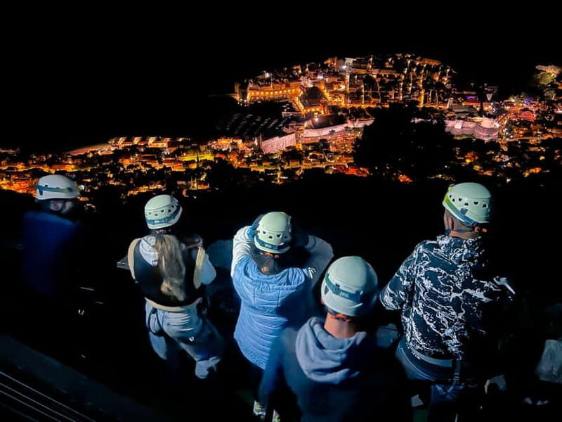 Dubrovnik Night Zipline Experience - From the parking garage to Srđ Hill, the night starts fast