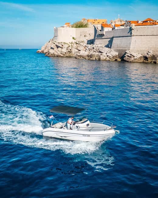 Dubrovnik: Sunset tour - Lokrum and the Aperitif Moment: Champagne, Fruit, and Sea Views