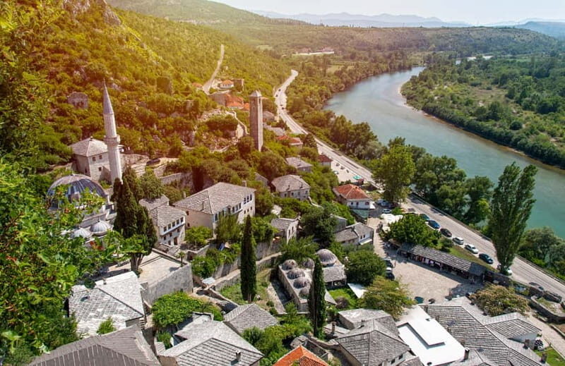 Dubrovnik to Sarajevo: 1-Way Mostar, Blagaj & Počitelj Tour - Kravice waterfalls on the Trebižat River: mini-Niagara energy