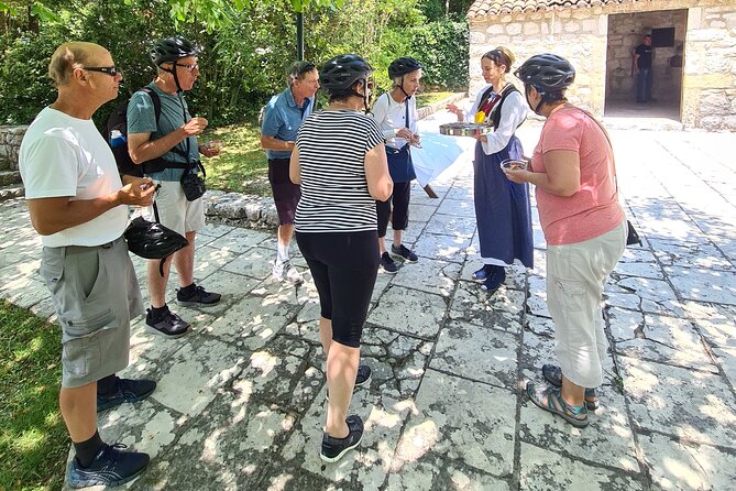 E-Bike Tour + Gourmet Lunch + Wine Tasting (Small Group) - Ljuta Old Mill: tastings that connect to place