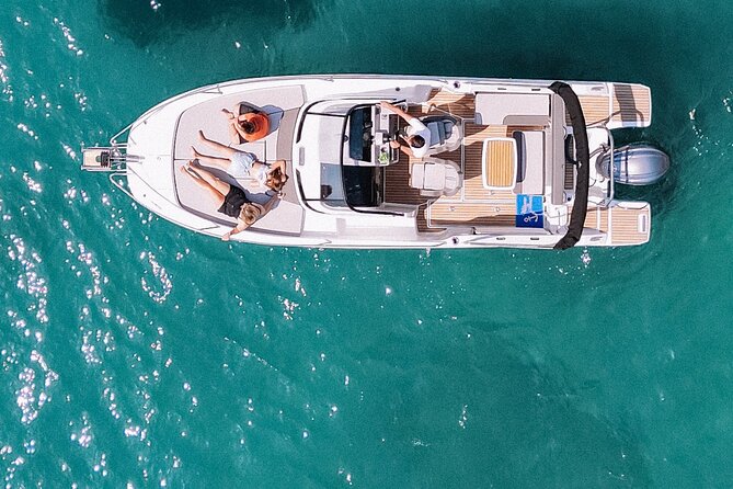 Elaphite Islands Luxury Private Boat Tour with Cap Camarat 7.5 - Koločep Island and its cave trio: Green Cave, Blue Cave, and Three Caves