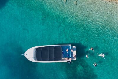 Exclusive Blue Lagoon Luxury Boat Tour from Split - Stop 1 at Krknjasi Bay: snorkeling time that actually fits in