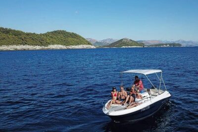 Exclusive private full day boat tour from Dubrovnik & Free drinks - Kolocep Island and the Blue Cave swim with GoPro photos