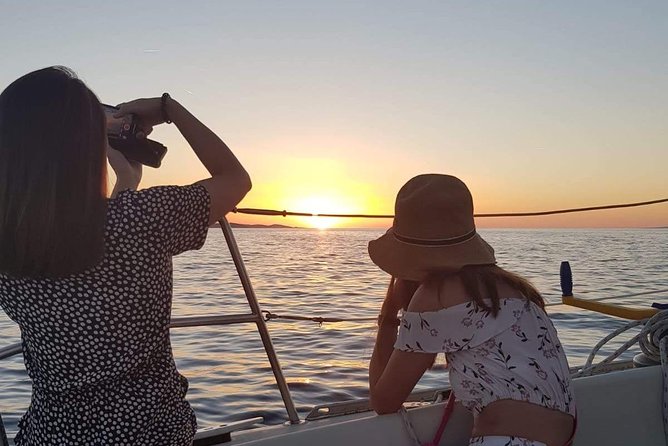 Experience Romantic Sunset Sailing on modern 36ft sail yacht from Zadar - The Greeting to the Sun: Zadar’s Waterfront Solar Moment at Dusk