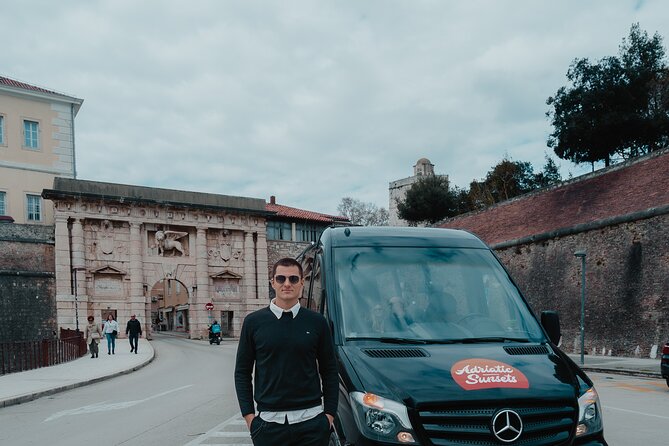 Experience Zadar Cabrio Guided Tour - Oštri Rat to Puntamika Lighthouse: sea views you can reach without big plans