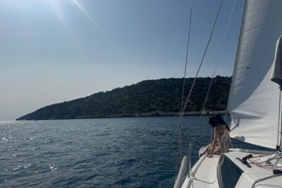 Family sailing Kastela & Split - Hands-on on the water: steering, tacking, gybing, and sail trim