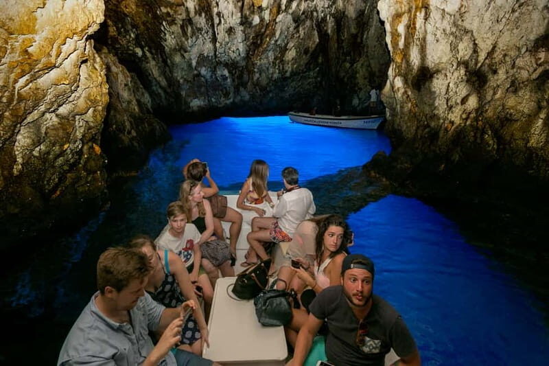 From Hvar: Blue Cave and Pakleni Islands Private Boat Tour - Meeting on Hvar’s main pier and settling into a private speedboat